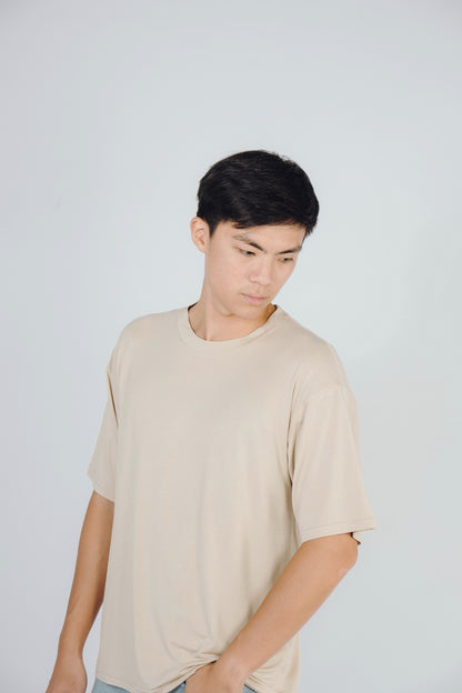 Signature Solid Crew Neck Oversized T-Shirt